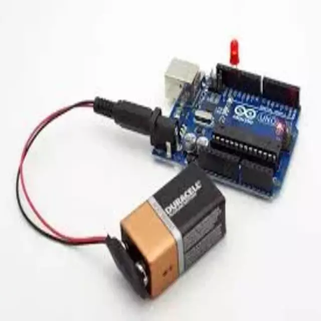 9v Battery Snap Connector To Dc Male Power Adapter Cable For Arduino